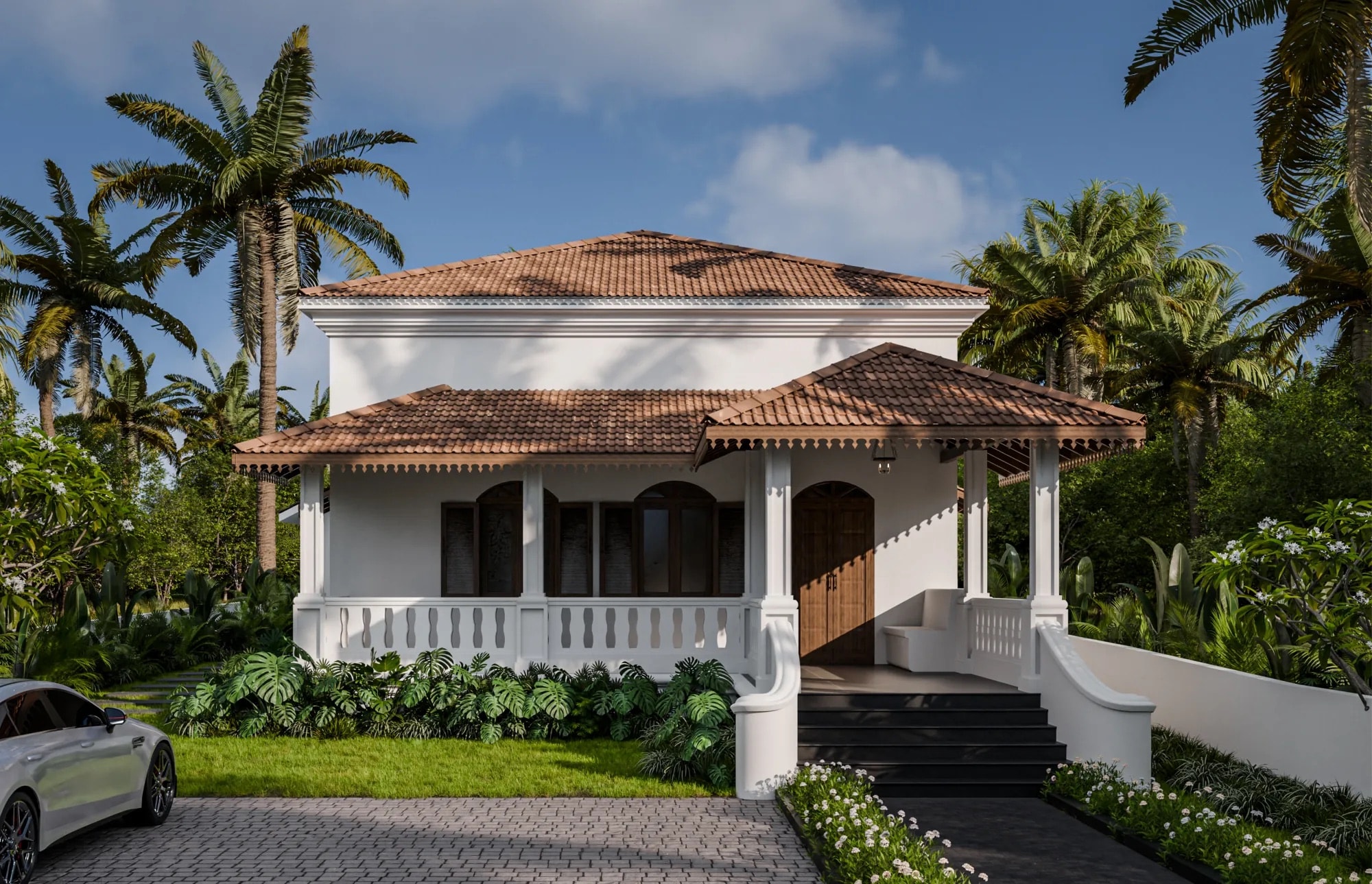 Architectural view of El Salva Villa