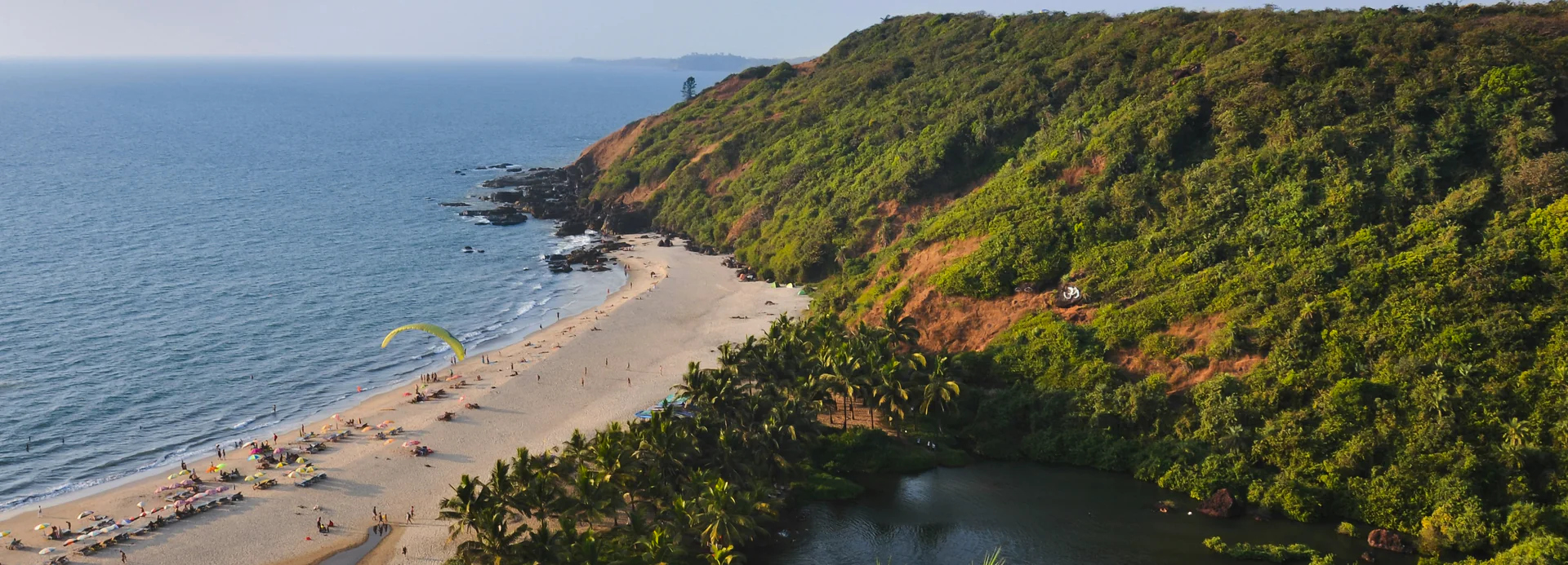 Goa coastline near Anjuna