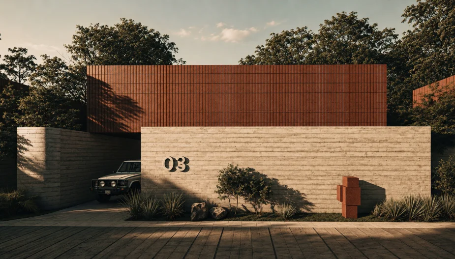 Majorda villa front elevation
