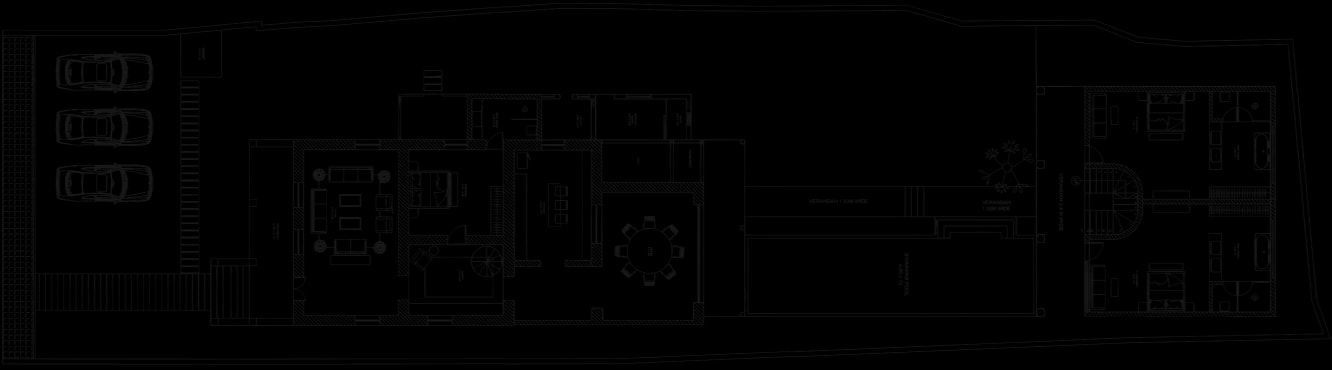 Ground floor plan for El Salva Villa
