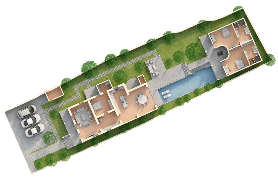 Site composition of El Salva Villa