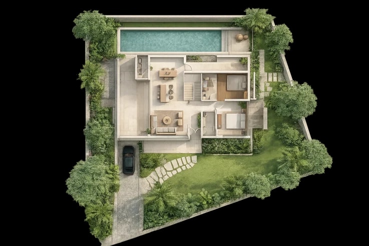 Masterplan of Zen Villas-2